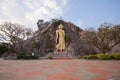 Buddha in cave at Khao Ngoo Rock Park Ratchaburi Thailand Royalty Free Stock Photo